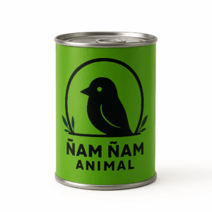 Lata de comida para Aves, hecha con Pavo fresco